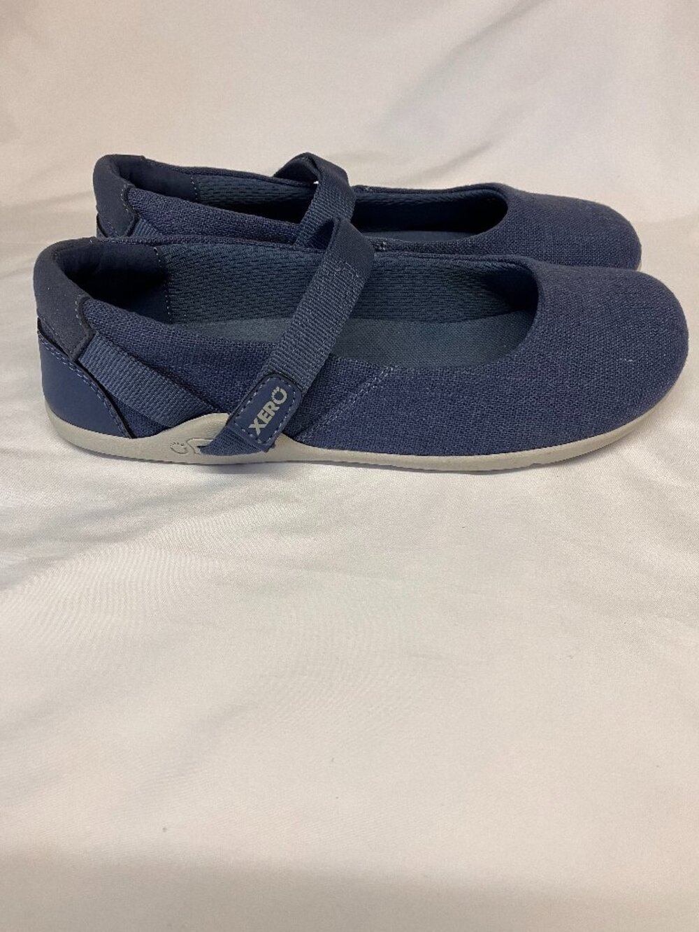 Xero Cassie Hemp Canvas Flat Mary Jane Shoes Minimalist 7.5W